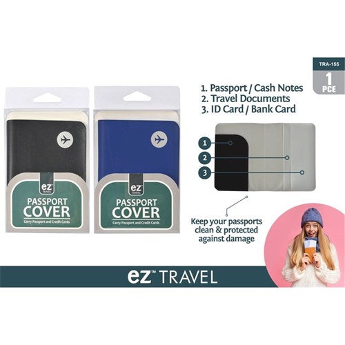 PVC passport cover holder assorted
