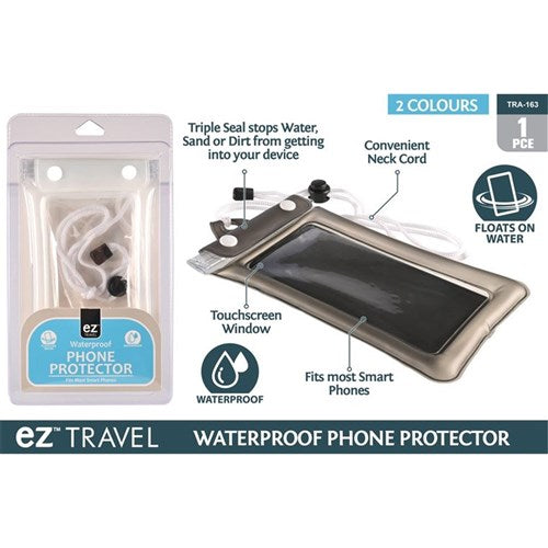 Floating waterproof phone pouch
