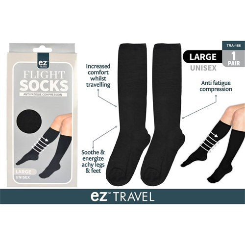 Large flight compression socks