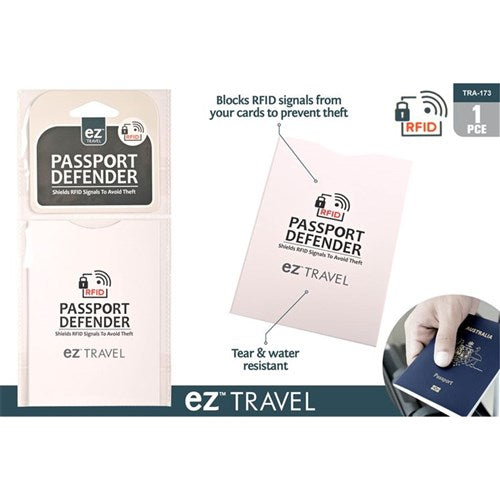 RFID blocking passport sleeve