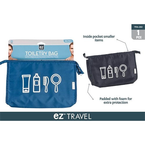 Large travel toiletry bag