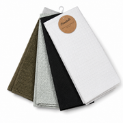 Solid Waffle Kitchen Towel 5pk White, Light Grey Black, Beige, Olive 40X65cm – thumbnail