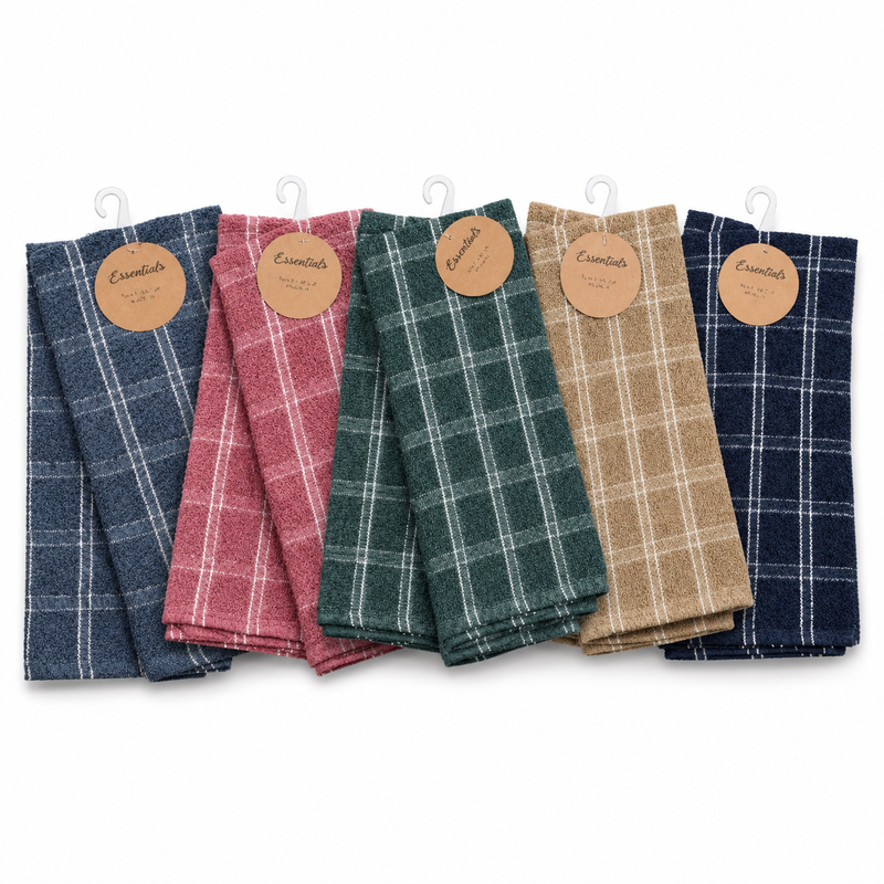 Terry Towel 2pk Assorted Colours 45X65cm