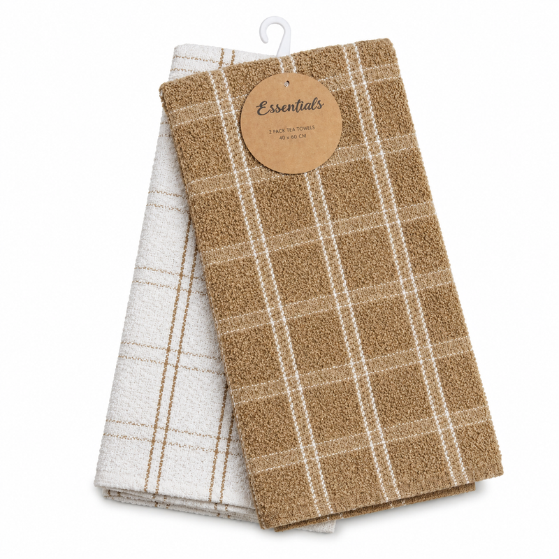 Terry Towel 2pk Assorted Colours 45X65cm