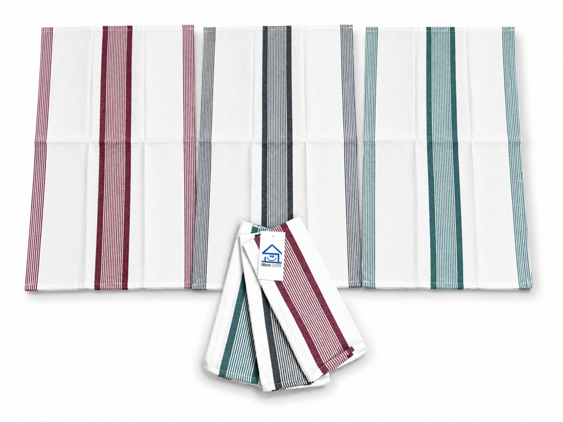 Field House Tea Towel 3pk 45X65cm