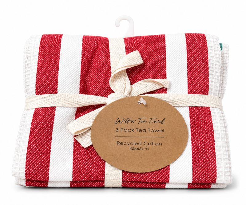 Willow Tea Towel 3pk 45X65cm