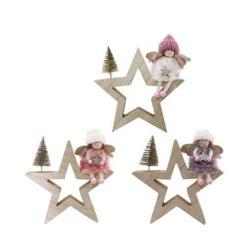 Ronis Table Block Fairy Star 15cm Assorted