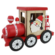 Table Deco Locomotive Assorted – festive miniature Christmas train decorations for tables and holiday displays