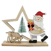 Table Deco Star with Character Assorted – festive table decorations with assorted Christmas characters