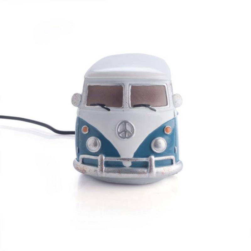 Ronis Table Lamp Combi Metal Look Blue