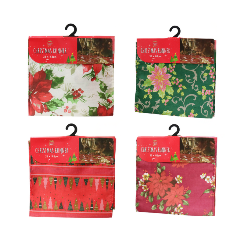 Table Runner Printed 183cm Assorted Assorted