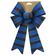 Ronis Tartan Bow Metallic Thread 23x38cm Assorted