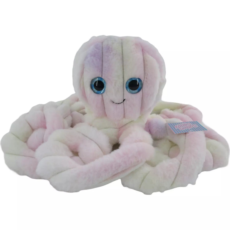 50cm Pale Rainbow Tie-Dyed Octopus plush toy with soft tentacles and pastel colors