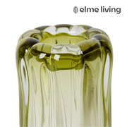 Ronis Thandie Tall Vase Green 15x15x26cm – thumbnail