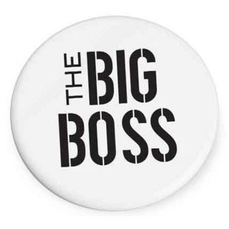 Ronis The Big Boss - Beautiful On The Inside Coaster 10cm