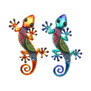 Ronis Tibal Dot Art Metal/Glass Lizard 38cm Assorted