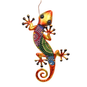 Ronis Tibal Dot Art Metal/Glass Lizard 38cm Assorted