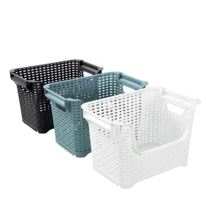 Ronis Tilly Stackable Basket 37.5x25x24.5 3 Asstd