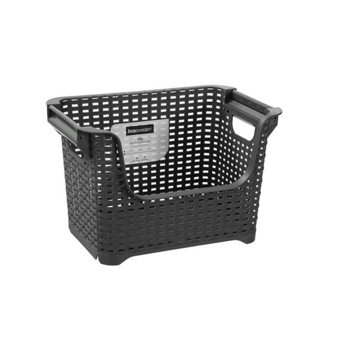 Ronis Tilly Stackable Basket 37.5x25x24.5 3 Asstd
