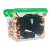 Christmas 300 LED warm white string lights with timer function battery operated