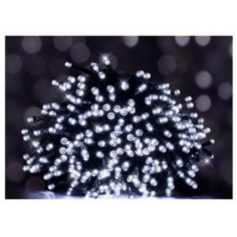 Timer Lights LED 100 Battery Operated in Jar Cool White – Decorative fairy lights for Christmas, weddings, parties, and home décor