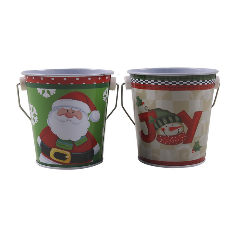 Ronis Tin Bucket 10x10cm 2 Asstd