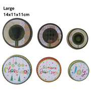 Ronis Tin Container 14x11x11cm Large 2 Asstd