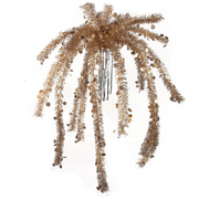 Ronis Tinsel Fountain 90cm 3 Asstd (Copper, Rose Gold, Champagne)