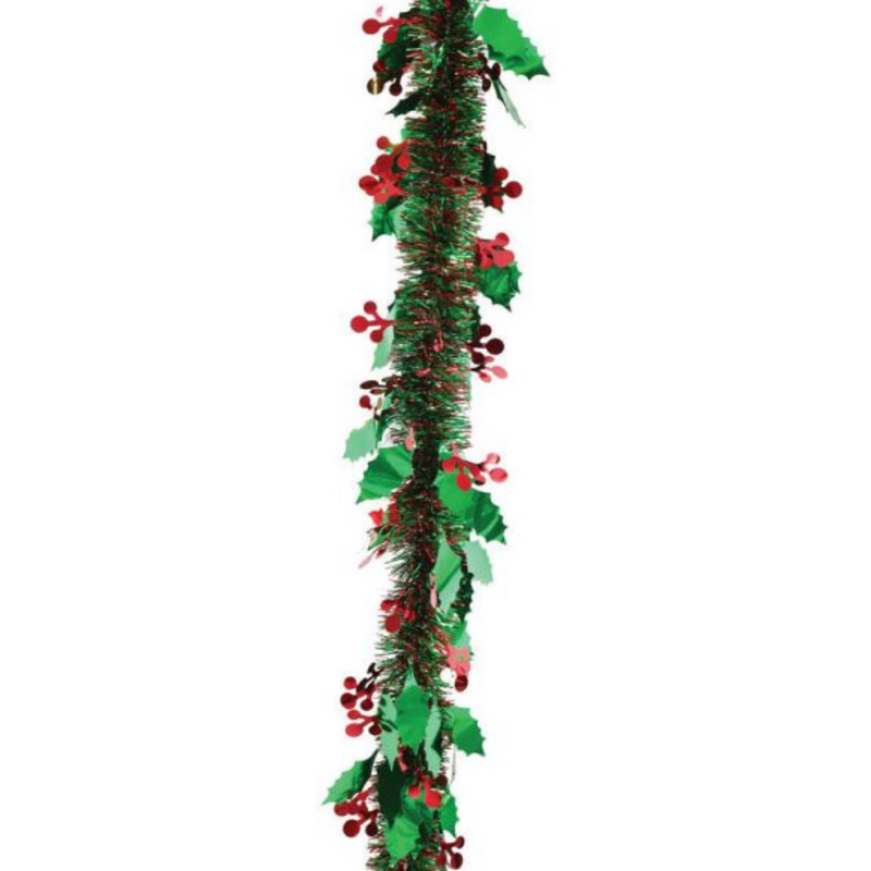 Ronis Tinsel Holly Berry 200cm