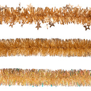 Ronis Tinsel 200cm Champagne Assorted