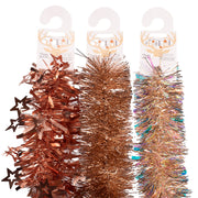 Ronis Tinsel 200cm Rose Gold Assorted
