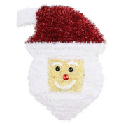 Ronis Tinsel Face Plaque 46x37x6cm Assorted