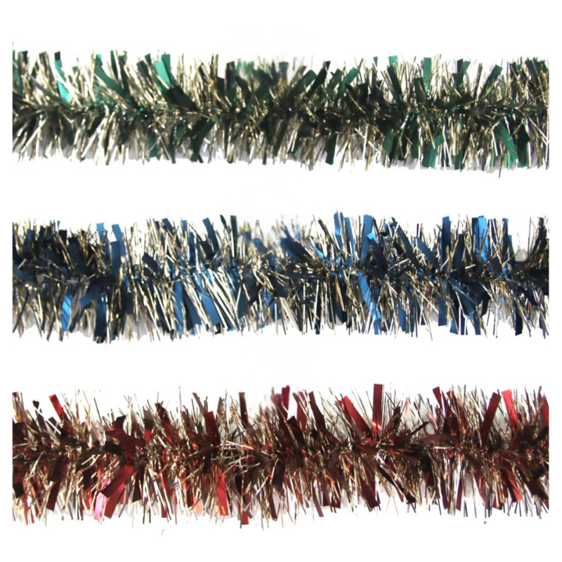 Ronis Tinsel Mixed Colours 200cm Assorted
