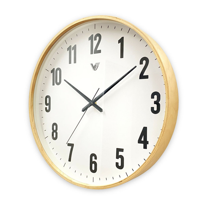 Ronis Top Grade Wooden Wall Clock 36cm