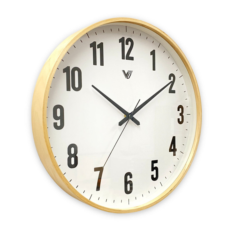 Ronis Top Grade Wooden Wall Clock 36cm