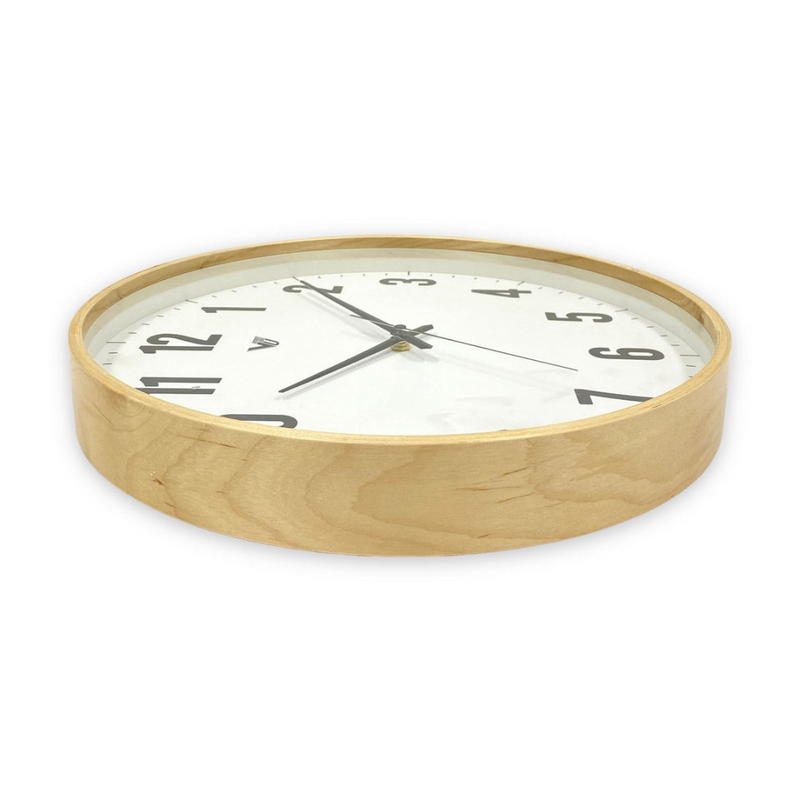 Ronis Top Grade Wooden Wall Clock 36cm