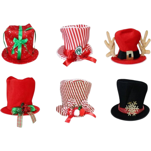 Ronis Top Hat Christmas Oversized Mix Assorted