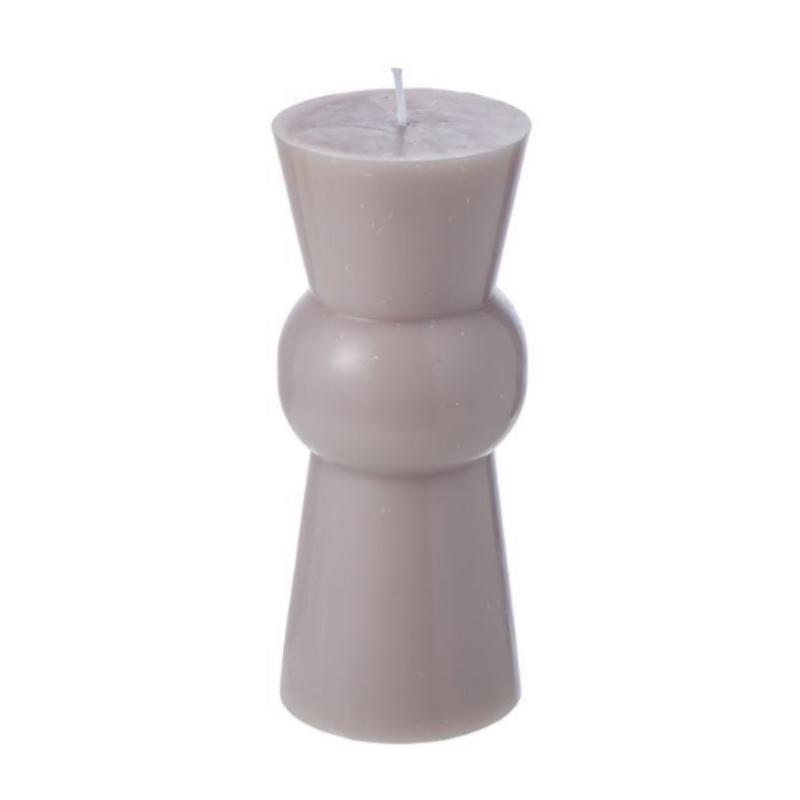 Ronis Totem Unscented Candle 6.3x6.3x15.2cm Shadow