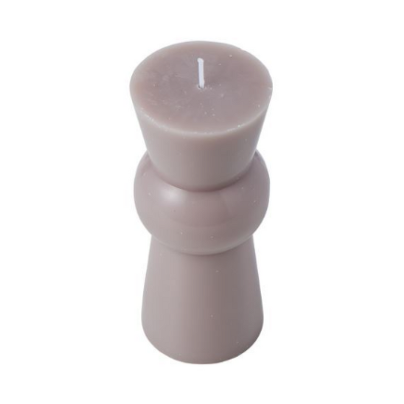Ronis Totem Unscented Candle 6.3x6.3x15.2cm Shadow