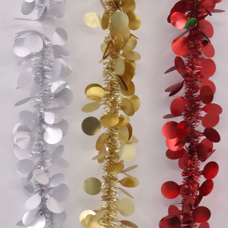 Traditional Bauble Tinsel 2m 6ply