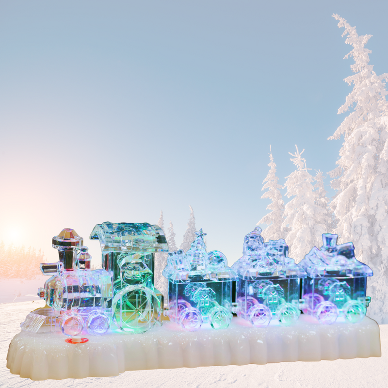 Train Trymer with LED Lights 31cm