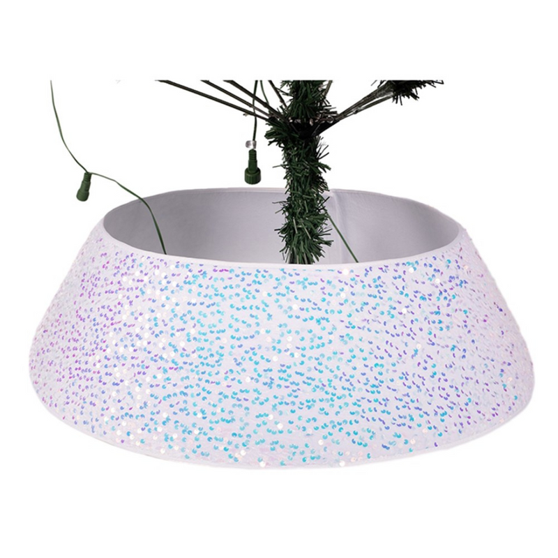 Ronis Tree Collar Sequin 62xH20cm Pink and Iridescent Assorted