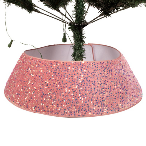 Ronis Tree Collar Sequin 62xH20cm Pink and Iridescent Assorted