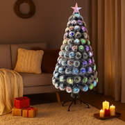 2.7m Emerald Angel Christmas garland with full green foliage, unlit