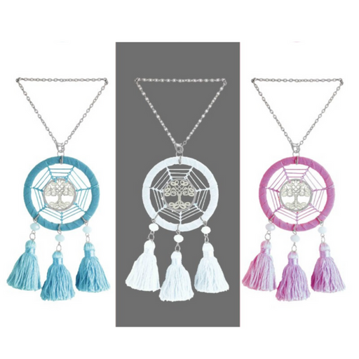 Ronis Tree of Life Design Dream Catcher Car Charm Assorted