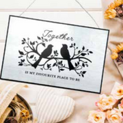 Ronis Tree of life Wooden Signs Black and White 20x30cm Assorted