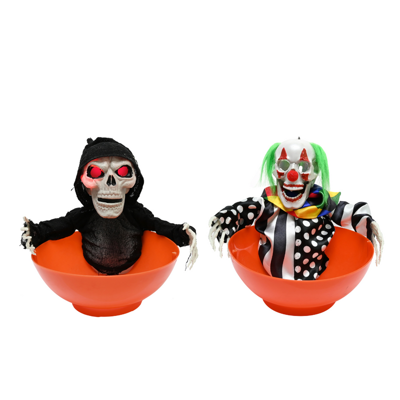 Ronis Trick Or Treat Animated Candy Bowl 24Cm 2 Asstd