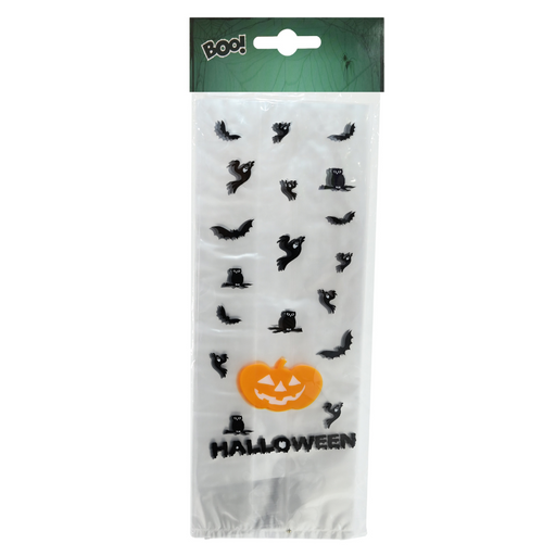 Ronis Trick Or Treat Bag With Ties 30cm 12pk