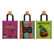 Ronis Trick Or Treat Peva Carry Bag 25x30cm 3 Asstd