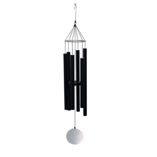 Tuned Natures Melody Chime 100cm black hanging outdoor wind chime for garden, patio, and balcony décor